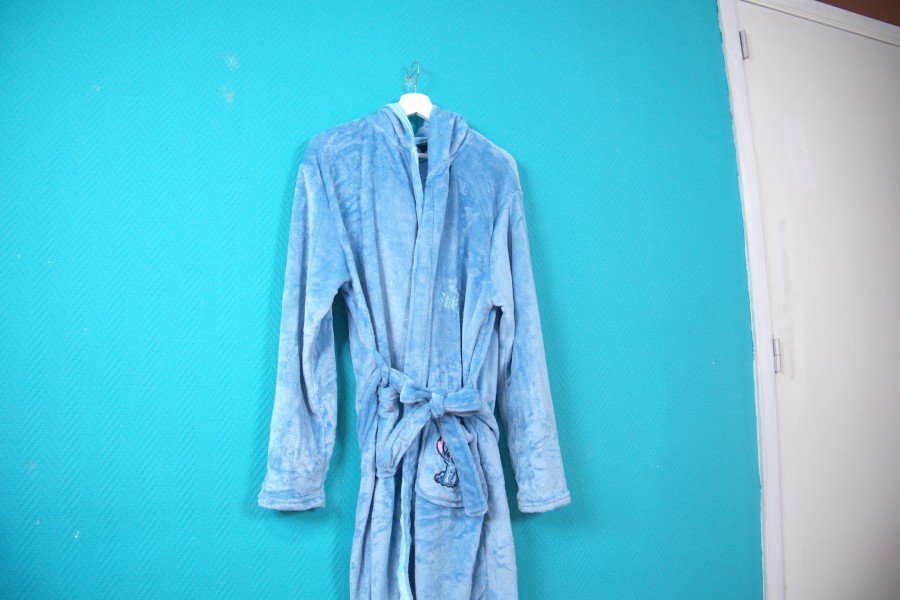 Disney Robe de Chambre en Polaire Stitch